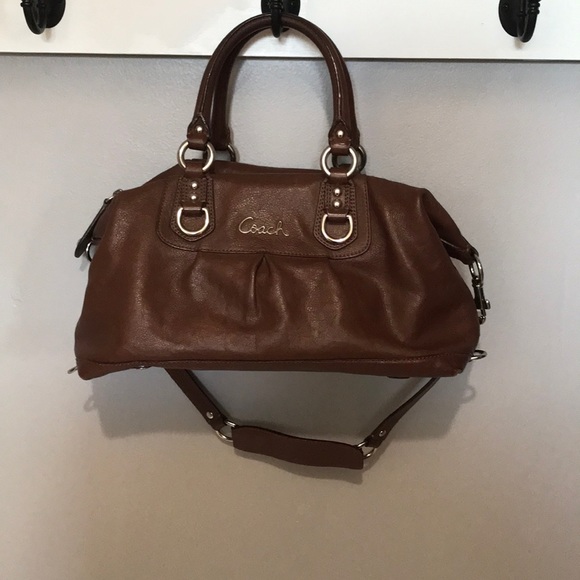 Coach Handbags - COACH Ashley Leather Satchel F15445